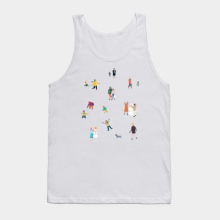 People enjoy winter 1 Tank Top